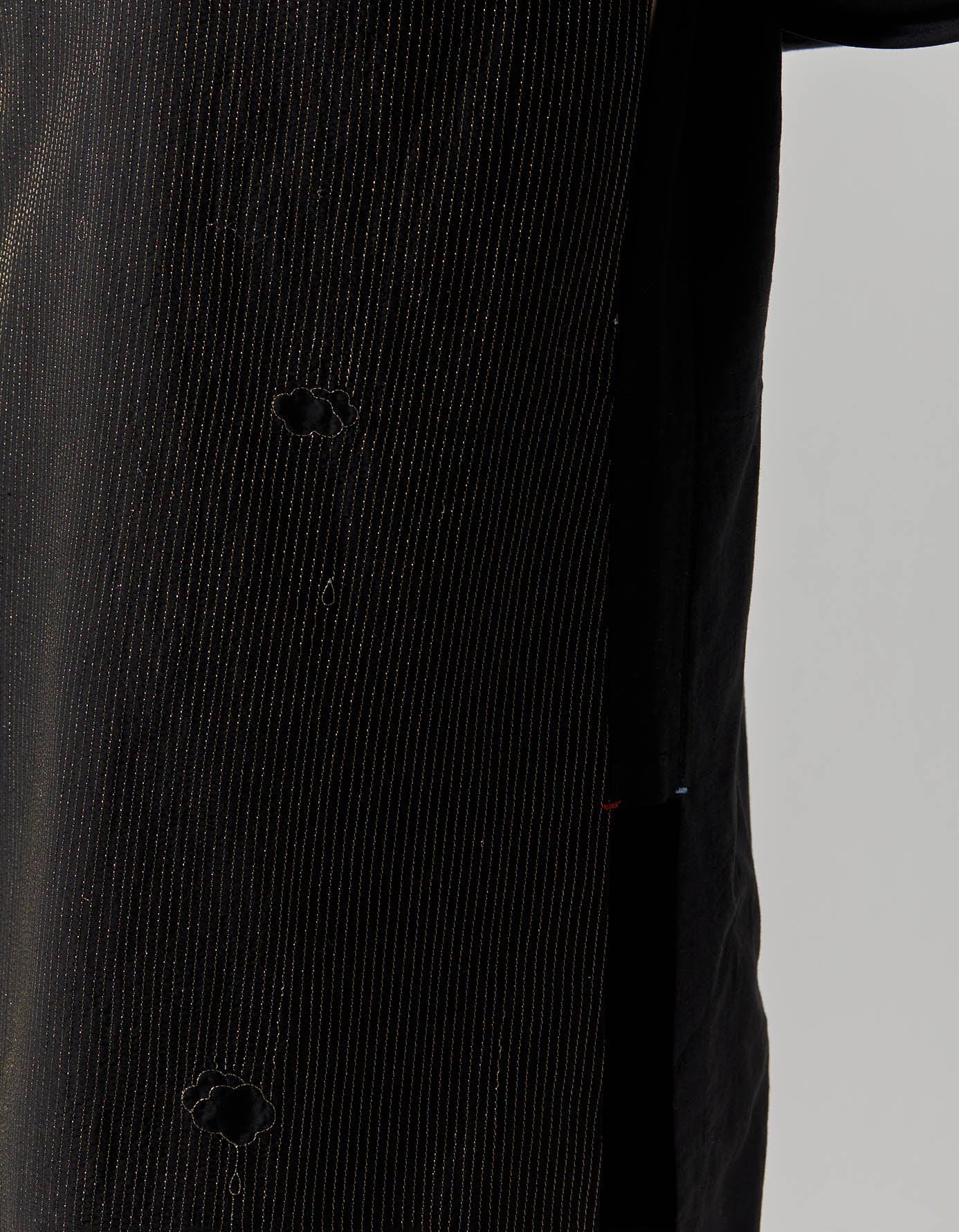 Roshan Bade Miyan Kurta Cotton Silk Black