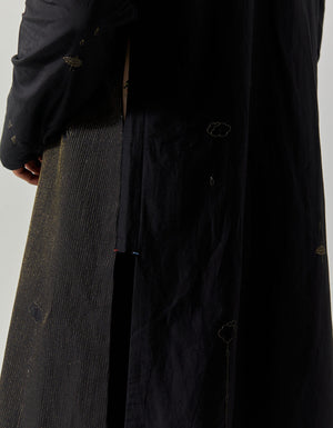 Roshan Bade Miyan Kurta Cotton Silk Black