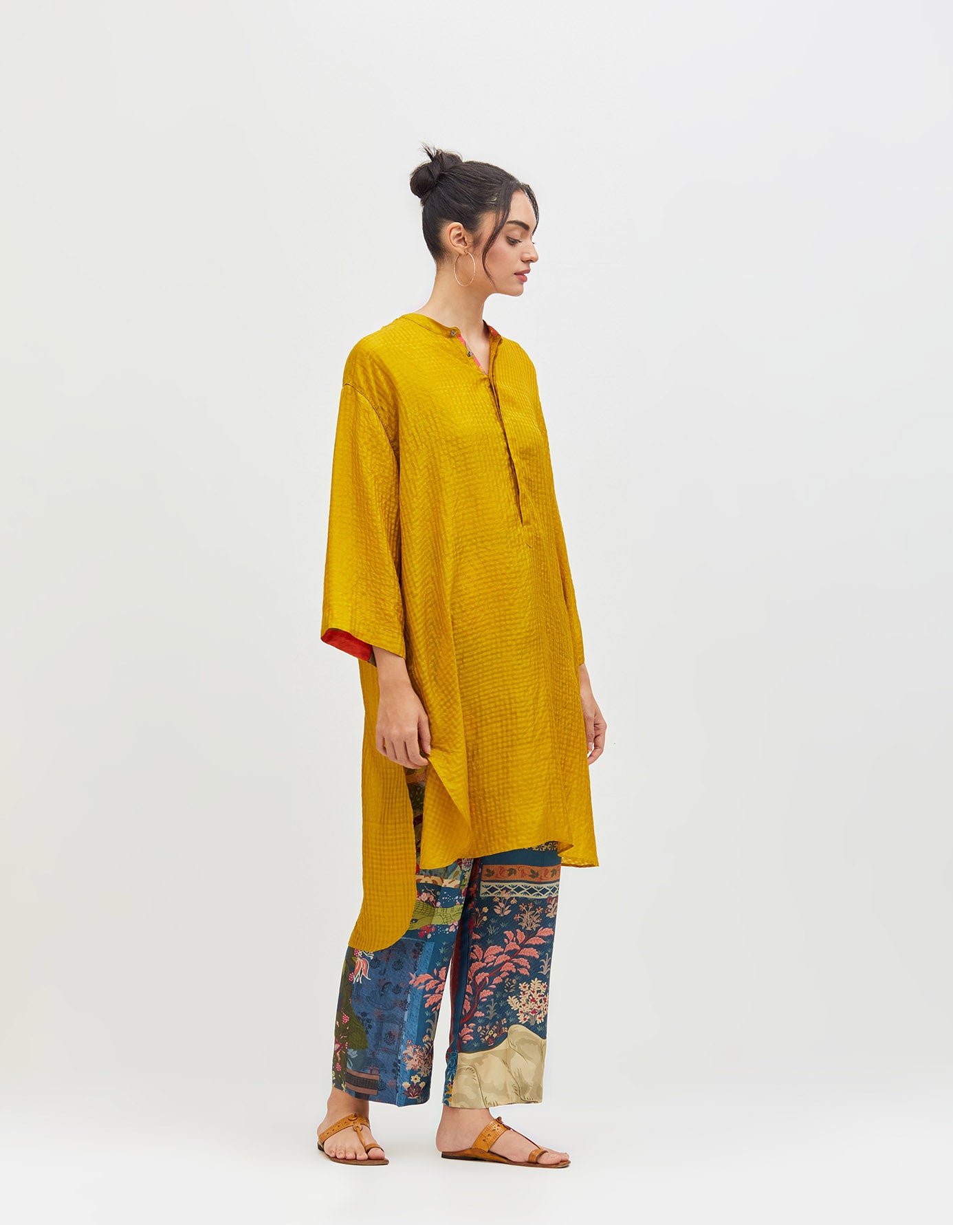 Panchatantra Pyjama Pant Teal Silk 50g