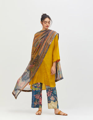 Panchatantra Pyjama Pant Teal Silk 50g