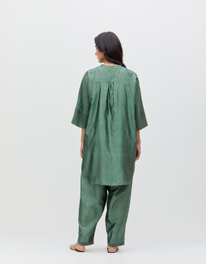 Aisha Salwar Sage Silk Dupion