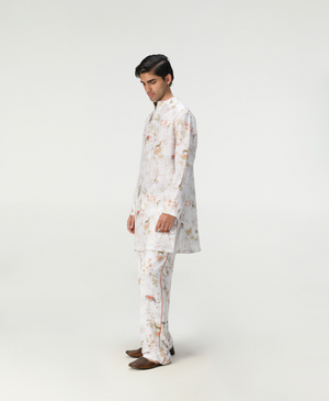 Chhote Miyan Kurta Linen Ivory