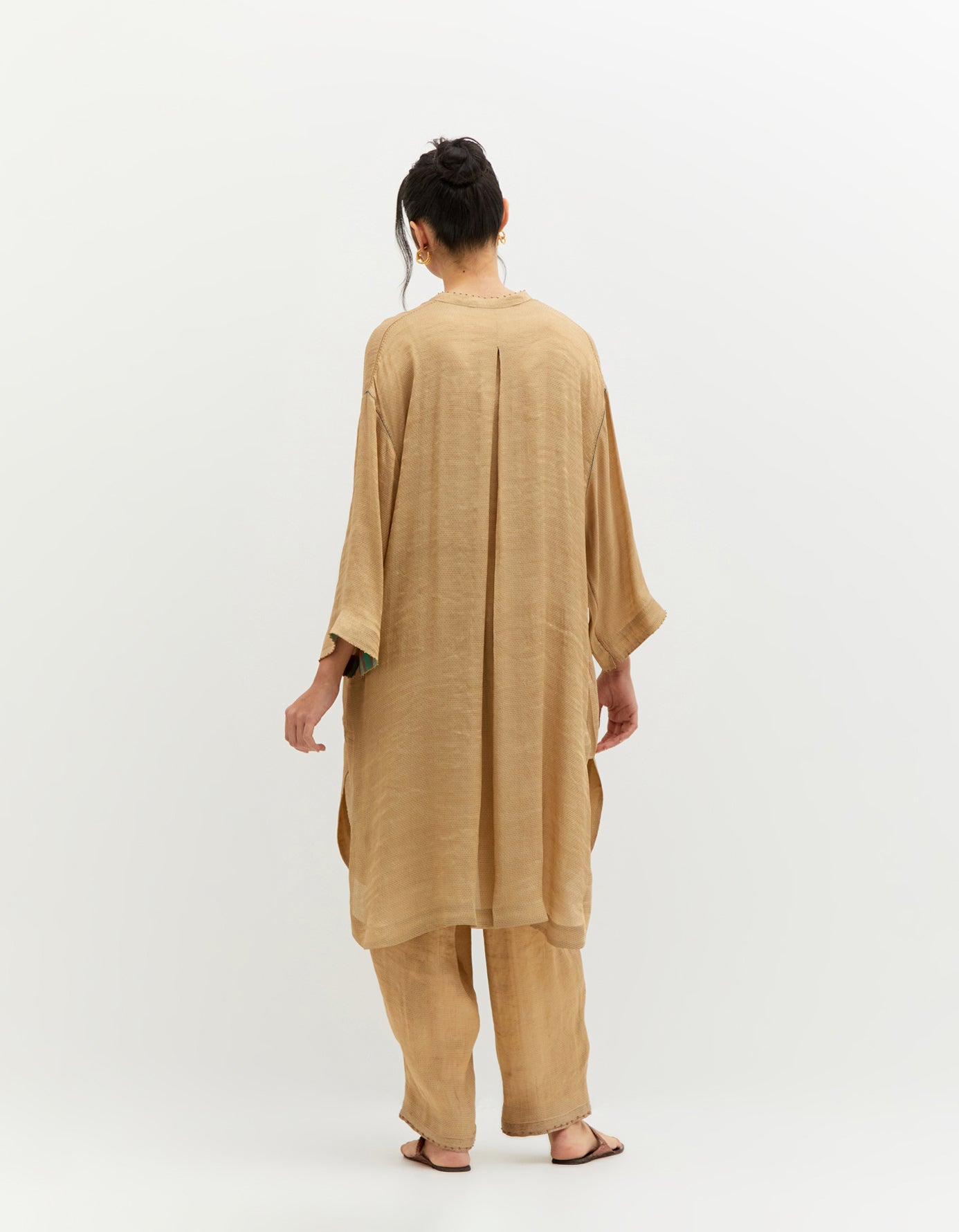SD Firoza Kurta Lamé Gold