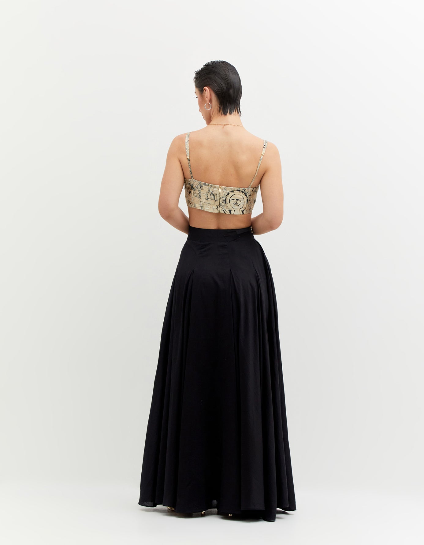 SD Sophia Skirt Cotton Silk Black