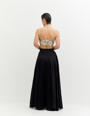 SD Sophia Skirt Cotton Silk Black