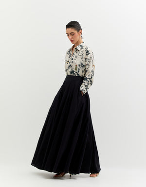 SD Sophia Skirt Cotton Silk Black