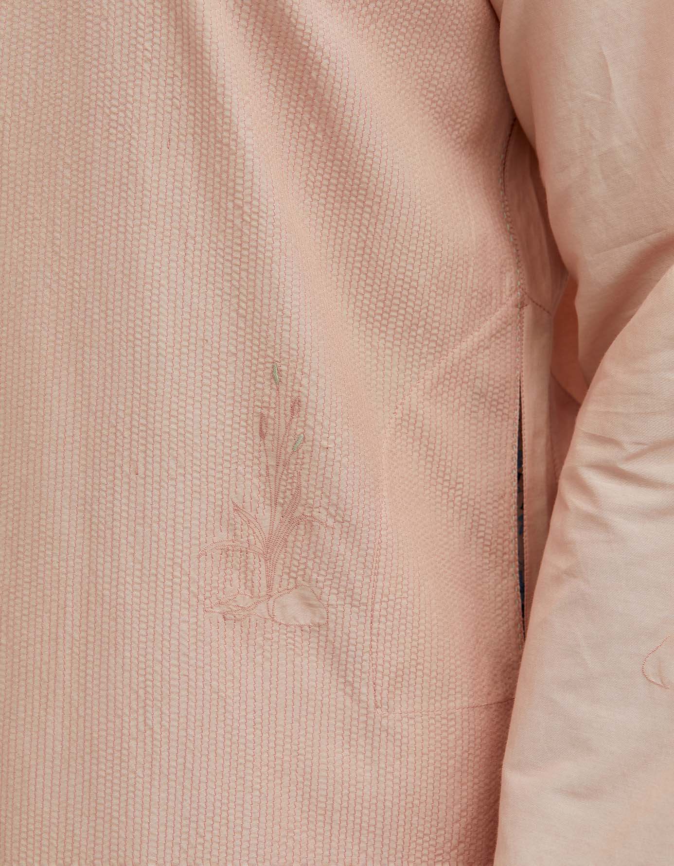 SD Roshan Bade Miyan Kurta MB Ocean Cotton Silk Misty Rose