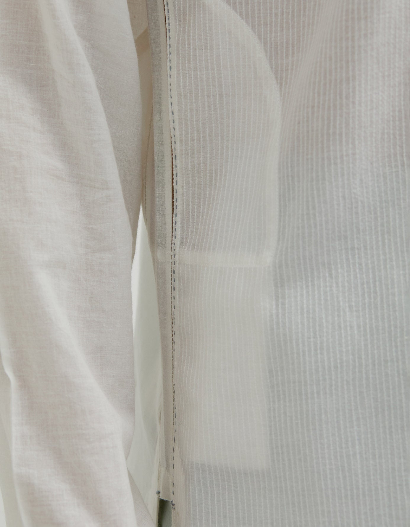 SD Roshan Bade Miyan Kurta MB Leaf Cotton Dt White