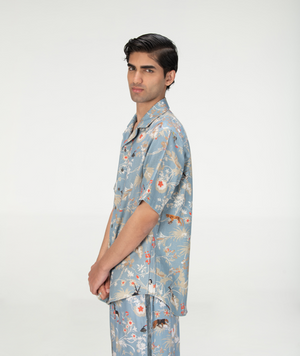 Bush Shirt Heavy Cotton Monsoon Cloud
