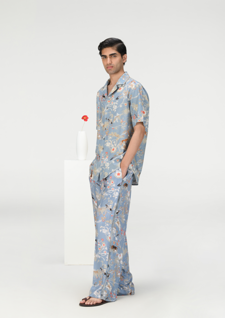 Bush Shirt Heavy Cotton Monsoon Cloud
