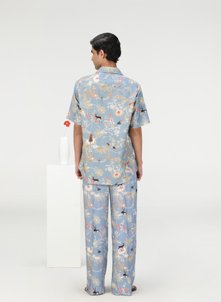 Bush Shirt Heavy Cotton Monsoon Cloud