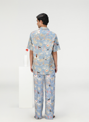 Bush Shirt Heavy Cotton Monsoon Cloud
