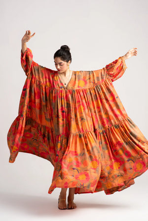 Phillauri Dress Silk Grapefruit