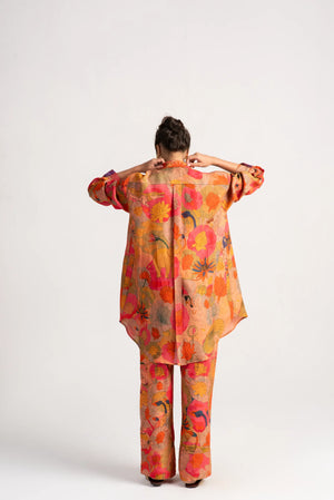 Chandrika Trousers Linen Grapefruit