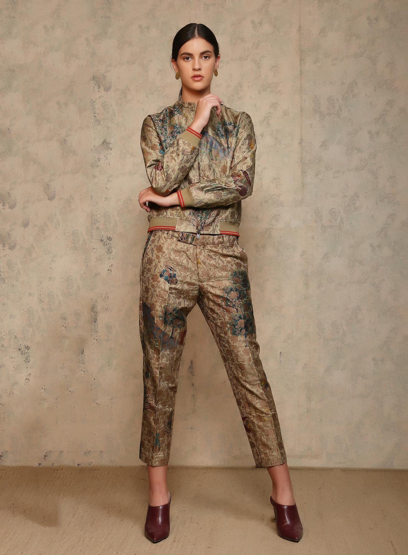 Brocade deals pants zara