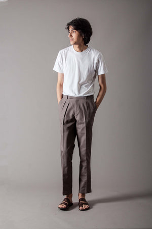 Jodhpuri Trouser Cotton Linen Mushroom
