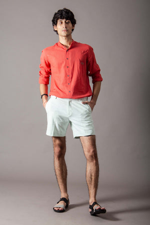 Shorts Cotton Ice Blue