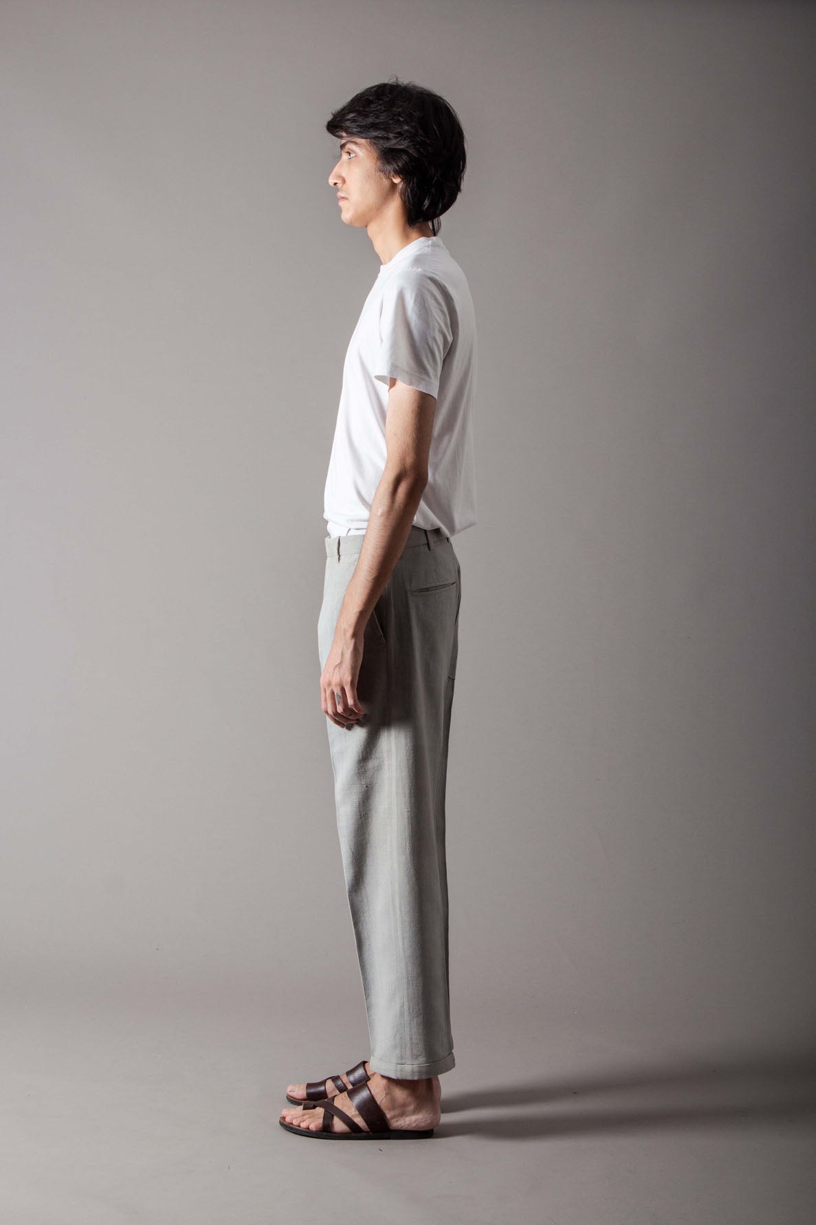 Raahi Trouser Linen Light Grey