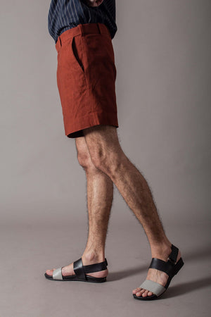 Shorts Cotton Rust
