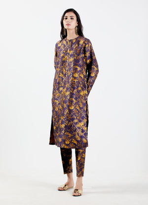 Bade Miyan Kurta Silk Brocade Gold
