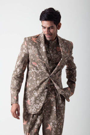 Rana Blazer Linen Grey