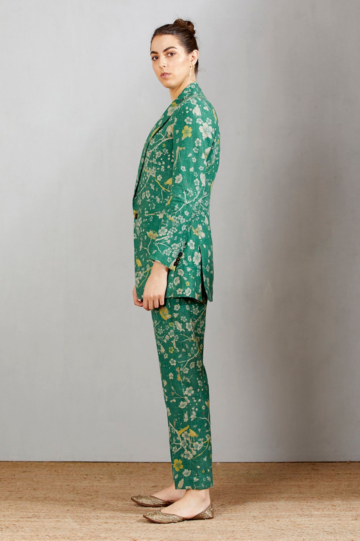 Rana Blazer Linen Green