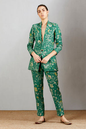 Rana Blazer Linen Green
