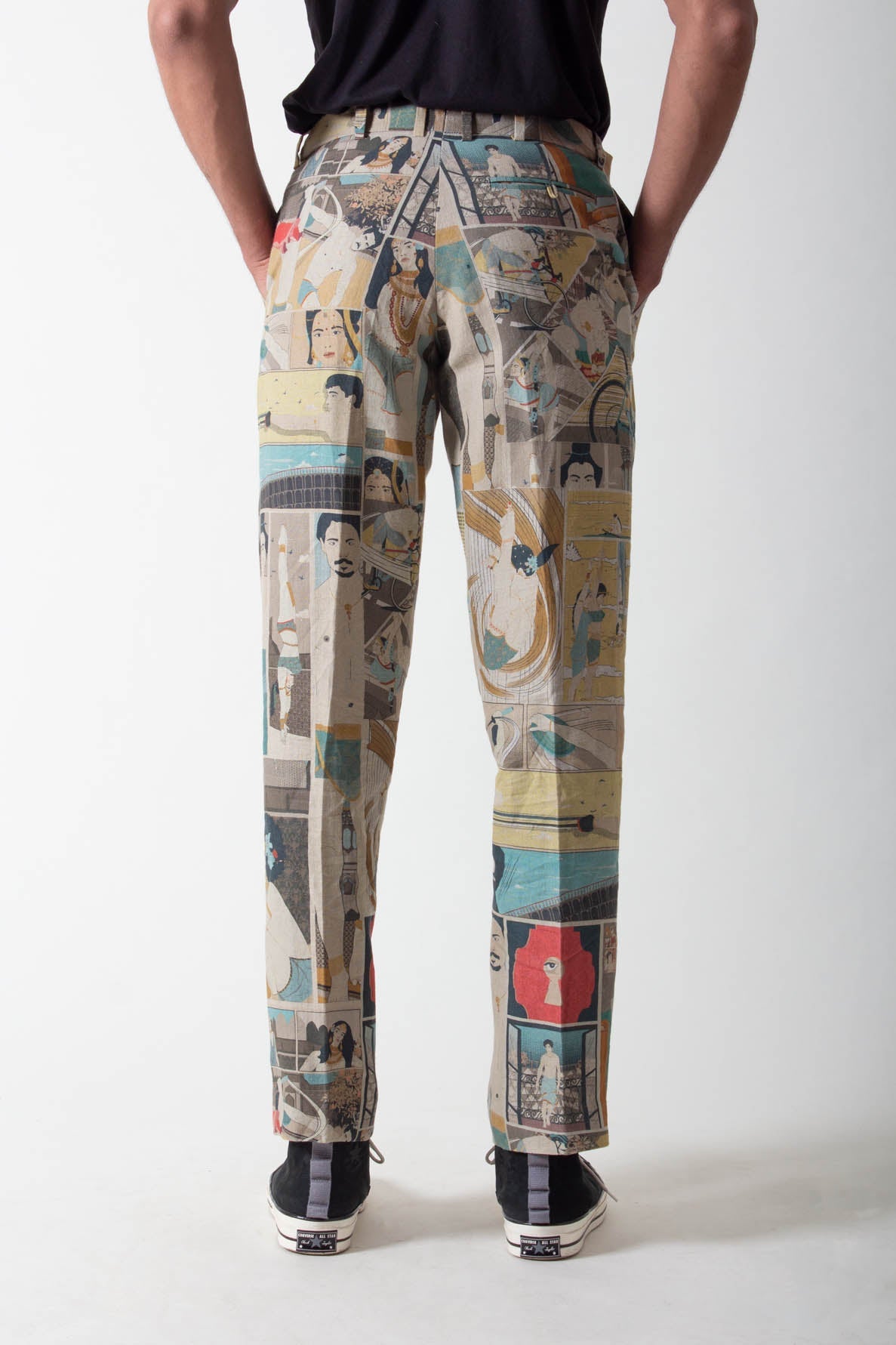 Classic Trouser Linen Turquoise