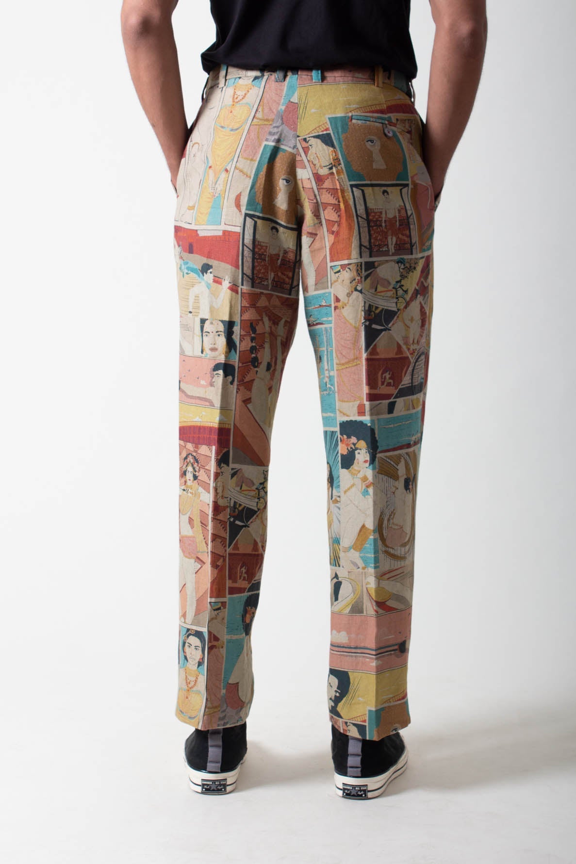 Classic Trouser Coral Linen