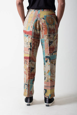 Classic Trouser Coral Linen
