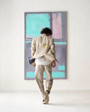 Fresco Raahi Trousers White In Linen