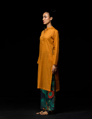 Bade Miyan Kurta Voile Linen Sorbet
