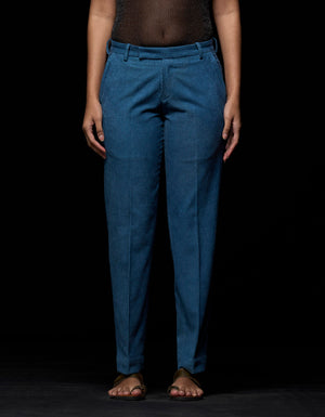 Raahi Trouser Blue Corduroy