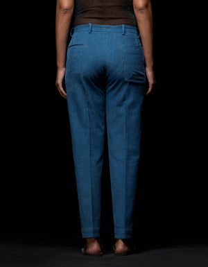 Raahi Trouser Blue Corduroy